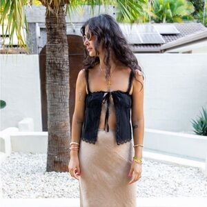 NWOT VRG GRL Guernica Lace Cami